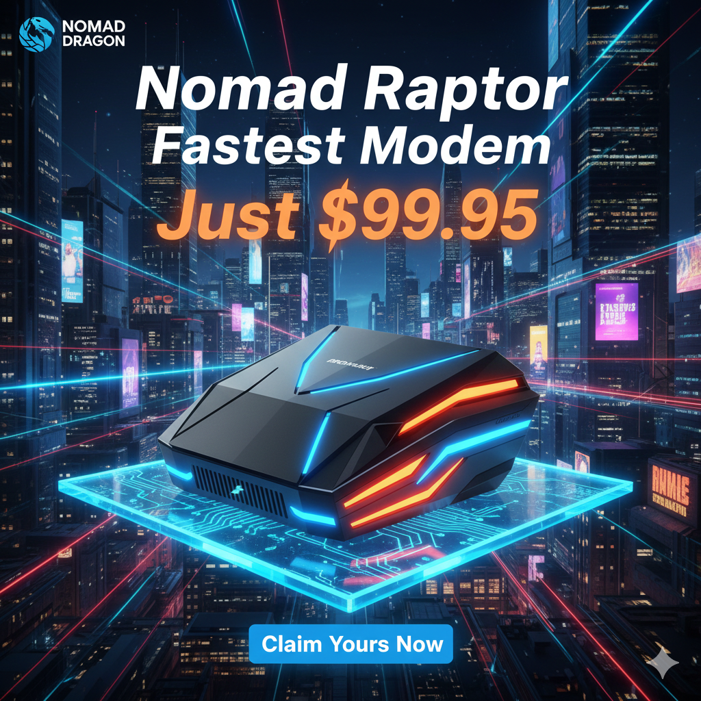 Dragon Wireless Modem for RV, Travel, and Mobile Internet in the USA